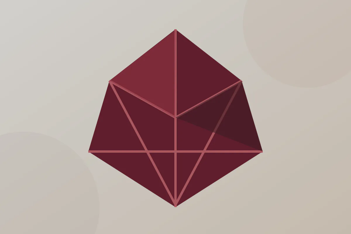 Original visual study of Red Crystal